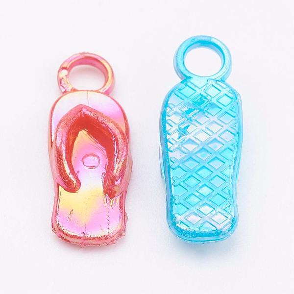 PandaHall Opaque AB Color Acrylic Flip Flops Pendants, Mixed Color, 22x8x4mm, Hole: 3mm, about 1680pcs/500g Acrylic Shoes Multicolor
PandaHall Opaque AB Color Acrylic Flip Flops Pendants, Mixed Color, 22x8x4mm, Hole: 3mm, about 1680pcs/500g Acrylic Shoes Multicolor