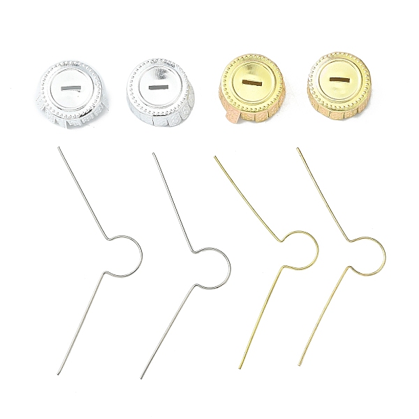 PandaHall 100 Set 2 Colors Aluminum Round Ornament Cap, Removable Hanger Cpas, with Iron Pins, for Decorative Hanging Ornaments Pendants...
PandaHall 100 Set 2 Colors Aluminum Round Ornament Cap, Removable Hanger Cpas, with Iron Pins, for Decorative Hanging Ornaments Pendants...