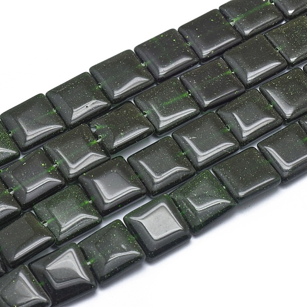PandaHall Synthetic Green Goldstone Beads Strands, Square, 14x14x4.5mm, Hole: 1mm, about 28pcs/strand, 15.3 inch(39cm) Green Goldstone...
PandaHall Synthetic Green Goldstone Beads Strands, Square, 14x14x4.5mm, Hole: 1mm, about 28pcs/strand, 15.3 inch(39cm) Green Goldstone...