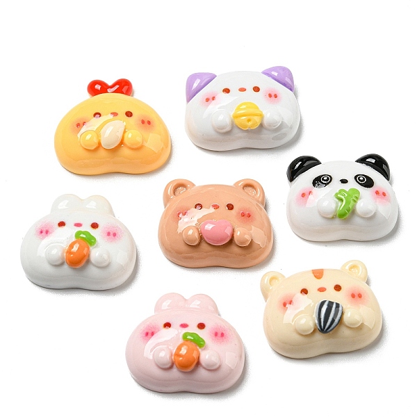 PandaHall Opaque Resin Decoden Cabochons, for Jewelry Making, Animal with Fruit, Mixed Shapes, 16~21x21~22x9~9.5mm Resin Mixed Shapes..., Multicolor
PandaHall Opaque Resin Decoden Cabochons, for Jewelry Making, Animal with Fruit, Mixed Shapes, 16~21x21~22x9~9.5mm Resin Mixed Shapes..., Multicolor