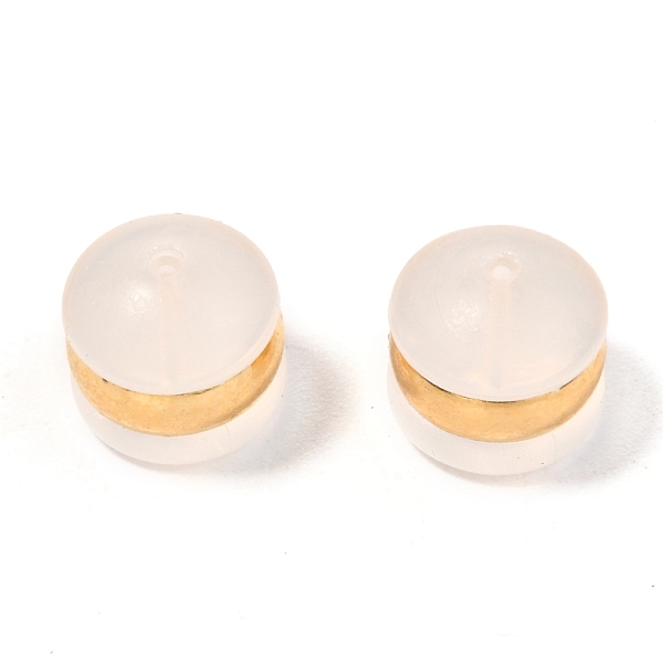 PandaHall TPE Plastic Ear Nuts, with 316 Surgical Stainless Steel Findings, Earring Backs, Half Round/Dome, Real 18k Gold Plated, 6x6.5mm...
PandaHall TPE Plastic Ear Nuts, with 316 Surgical Stainless Steel Findings, Earring Backs, Half Round/Dome, Real 18k Gold Plated, 6x6.5mm...
