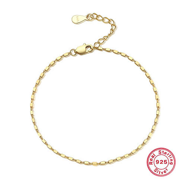 PandaHall 925 Sterling Silver Link Bracelets for Women, Real 18K Gold Plated, 6-3/4 inch(17cm) Sterling Silver
PandaHall 925 Sterling Silver Link Bracelets for Women, Real 18K Gold Plated, 6-3/4 inch(17cm) Sterling Silver