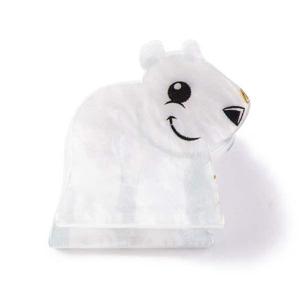PandaHall Cute Mini Sea Animal Acrylic Claw Hair Clips, Hair Accessories for Girls, Bear, 25x26x24mm Acrylic Bear White
PandaHall Cute Mini Sea Animal Acrylic Claw Hair Clips, Hair Accessories for Girls, Bear, 25x26x24mm Acrylic Bear White