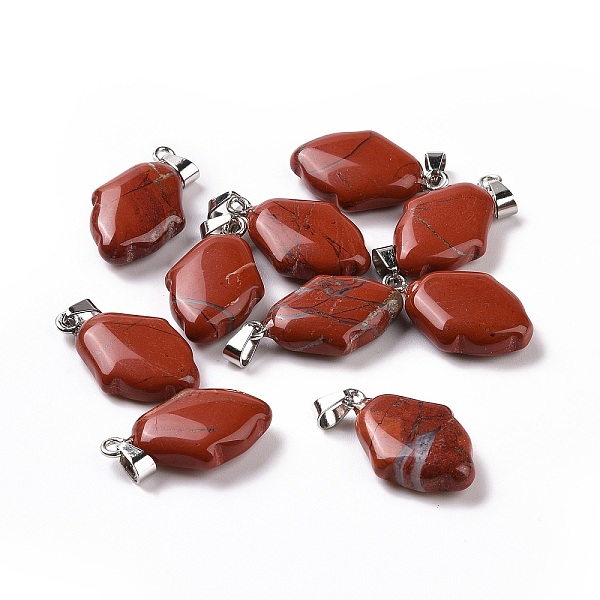 PandaHall Natural Red Jasper Pendants, Hamsa Hand Charms, with Platinum Plated Alloy Snap on Bails, 24~24.5x15x7mm, Hole: 5.5x3mm Red Jasper...
PandaHall Natural Red Jasper Pendants, Hamsa Hand Charms, with Platinum Plated Alloy Snap on Bails, 24~24.5x15x7mm, Hole: 5.5x3mm Red Jasper...