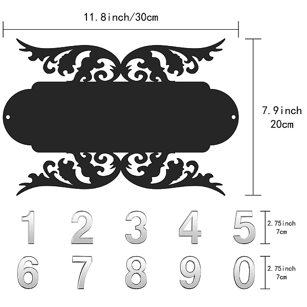 PandaHall CREATCABIN DIY House Number Kits, including Iron Wall Mounted Address Plaques and Resin Mailbox Number Stickers, Mixed Color..., Multicolor
PandaHall CREATCABIN DIY House Number Kits, including Iron Wall Mounted Address Plaques and Resin Mailbox Number Stickers, Mixed Color..., Multicolor