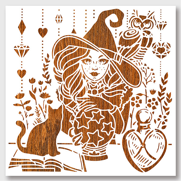 PandaHall PET Hollow Out Drawing Painting Stencils, for DIY Scrapbook, Photo Album, Women Pattern, 300x300mm Plastic Human
PandaHall PET Hollow Out Drawing Painting Stencils, for DIY Scrapbook, Photo Album, Women Pattern, 300x300mm Plastic Human