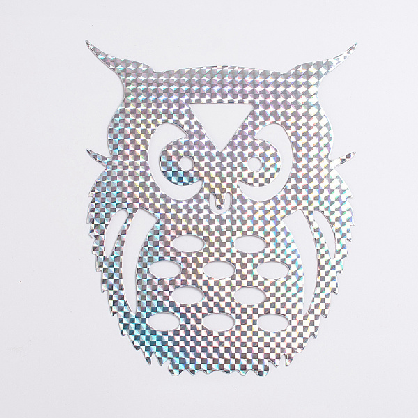 PandaHall Waterproof Owl Shape Bird Deterrent Stickers, for Window, Prevent Birds from Hitting Windows, Silver, 19.5x16.1x0.01cm, 10pc/bag...
PandaHall Waterproof Owl Shape Bird Deterrent Stickers, for Window, Prevent Birds from Hitting Windows, Silver, 19.5x16.1x0.01cm, 10pc/bag...