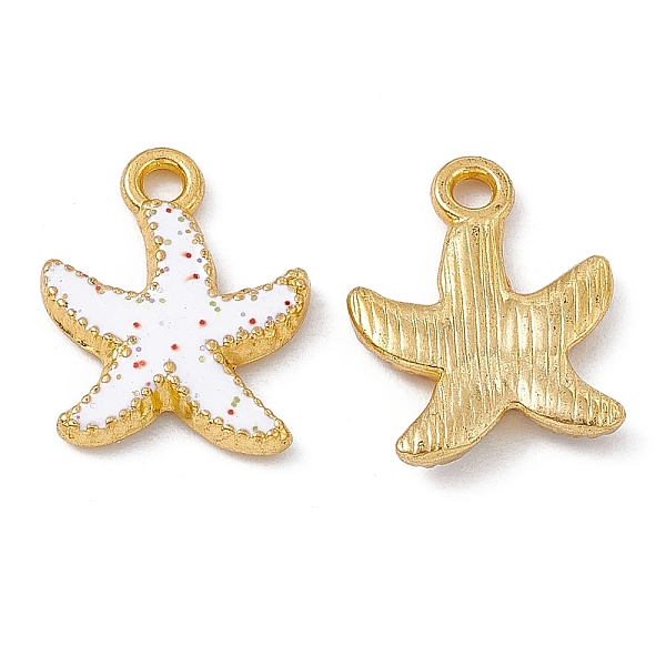 PandaHall Alloy Enamel Pendants, Starfish Charm, White, 17x13x2.2mm, Hole: 1.8mm Alloy+Enamel Starfish White
PandaHall Alloy Enamel Pendants, Starfish Charm, White, 17x13x2.2mm, Hole: 1.8mm Alloy+Enamel Starfish White