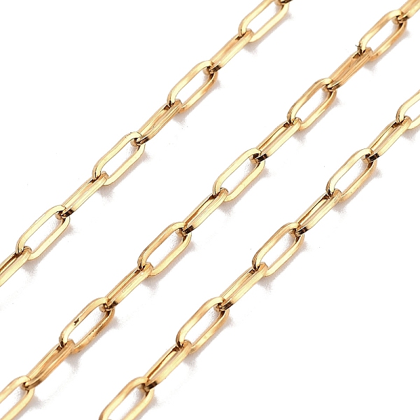 PandaHall Vacuum Plating 304 Stainless Steel Paperclip Chains, Golden, 6.5x2.5x0.6mm 304 Stainless Steel
PandaHall Vacuum Plating 304 Stainless Steel Paperclip Chains, Golden, 6.5x2.5x0.6mm 304 Stainless Steel