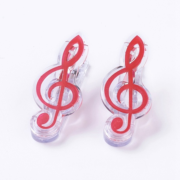 PandaHall Plastic Clips, with Iron Findings, Musical Note, Red, 72x28x27mm Plastic Red
PandaHall Plastic Clips, with Iron Findings, Musical Note, Red, 72x28x27mm Plastic Red