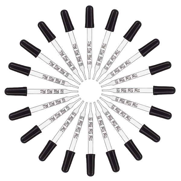 PandaHall Glass Dropper, Graduated Pipettes, White, 10.15x1.2cm, Capacity: 1ml, 20pcs/box Glass Others White
PandaHall Glass Dropper, Graduated Pipettes, White, 10.15x1.2cm, Capacity: 1ml, 20pcs/box Glass Others White
