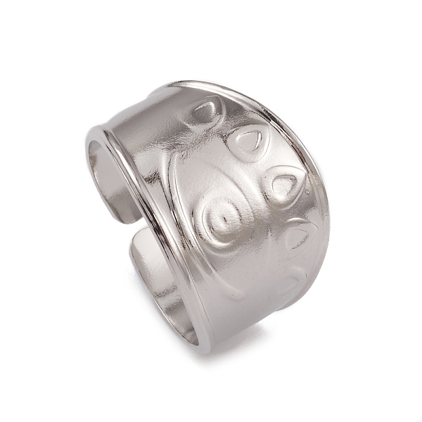 PandaHall 304 Stainless Steel Eye Open Cuff Rings for Women, Stainless Steel Color, Inner Diameter: 16.8mm 304 Stainless Steel Eye
PandaHall 304 Stainless Steel Eye Open Cuff Rings for Women, Stainless Steel Color, Inner Diameter: 16.8mm 304 Stainless Steel Eye