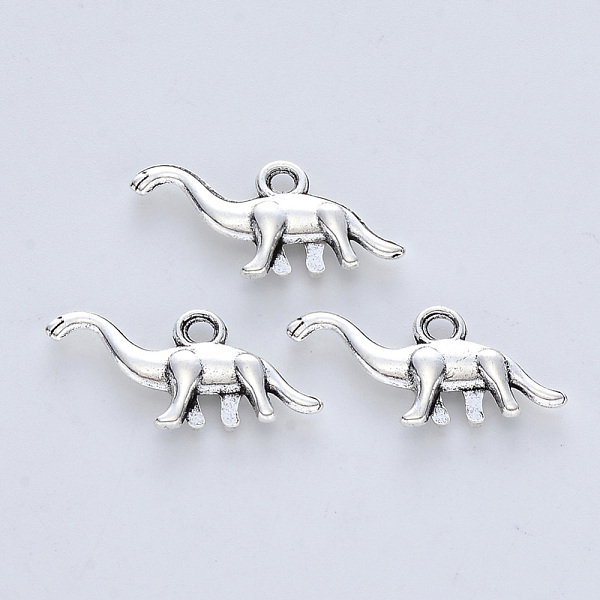PandaHall Tibetan Style Alloy Pendants, Cadmium Free & Lead Free, Dinosaur, Antique Silver, 14x27x3.5mm, Hole: 2mm, about 347pcs/500g Alloy...
PandaHall Tibetan Style Alloy Pendants, Cadmium Free & Lead Free, Dinosaur, Antique Silver, 14x27x3.5mm, Hole: 2mm, about 347pcs/500g Alloy...
