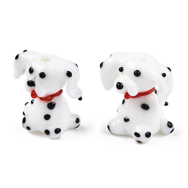 PandaHall Handmade Bumpy Lampwork Beads Strands, Spotted dog, White, 22~23x18~19x15~17.5mm, Hole: 2.5mm, about 20pcs/strand, 17.13 inch...
PandaHall Handmade Bumpy Lampwork Beads Strands, Spotted dog, White, 22~23x18~19x15~17.5mm, Hole: 2.5mm, about 20pcs/strand, 17.13 inch...