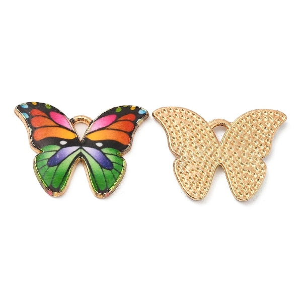 PandaHall Light Gold Tone Alloy Enamel Pendants, Cadmium Free & Lead Free, Butterfly Charm, Green, 16x22x1.5mm, Hole: 2x1.5mm Alloy+Enamel...
PandaHall Light Gold Tone Alloy Enamel Pendants, Cadmium Free & Lead Free, Butterfly Charm, Green, 16x22x1.5mm, Hole: 2x1.5mm Alloy+Enamel...
