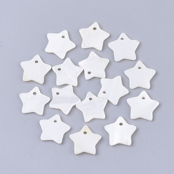 PandaHall Freshwater Shell Pendants, Star, Seashell Color, 12x12x2mm, Hole: 1.2mm Freshwater Shell Star
PandaHall Freshwater Shell Pendants, Star, Seashell Color, 12x12x2mm, Hole: 1.2mm Freshwater Shell Star
