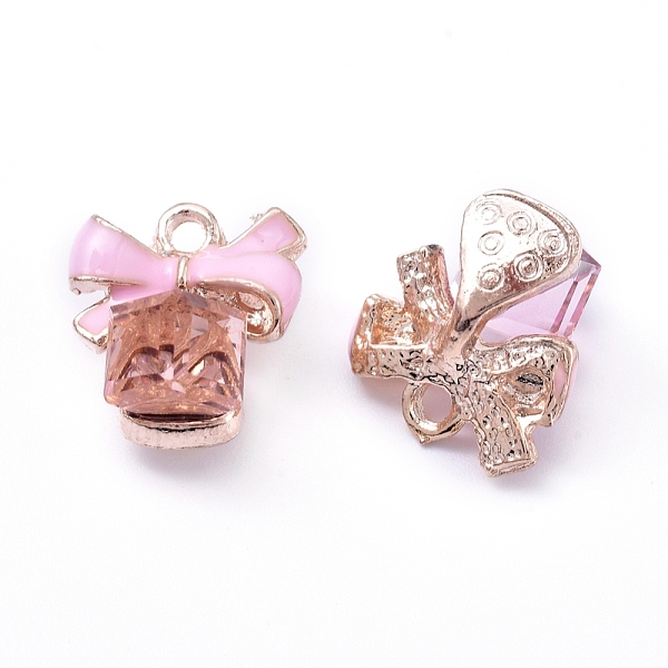 PandaHall Alloy Enamel Pendants, with Cubic Zirconia, Bowknot, Light Gold, Dark Salmon, 13.5x12.5x9mm, Hole: 2mm Brass+Cubic Zirconia+Enamel..., Red
PandaHall Alloy Enamel Pendants, with Cubic Zirconia, Bowknot, Light Gold, Dark Salmon, 13.5x12.5x9mm, Hole: 2mm Brass+Cubic Zirconia+Enamel..., Red