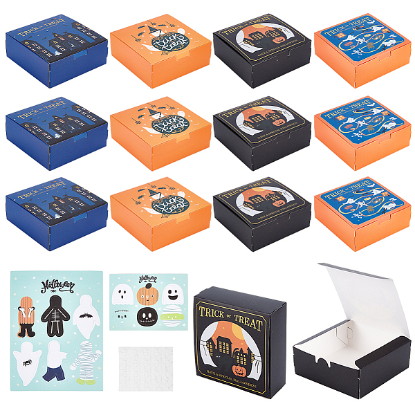 PandaHall BENECREAT 16Pcs 4 Styles Halloween Trick or Treat Boxes Square Candy Boxes Halloween Creative Paper Gift Box with 4 Sets Hang Tags...
PandaHall BENECREAT 16Pcs 4 Styles Halloween Trick or Treat Boxes Square Candy Boxes Halloween Creative Paper Gift Box with 4 Sets Hang Tags...