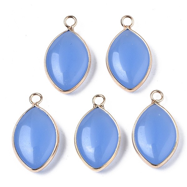 PandaHall Glass Pendants, with Golden Plated Brass Edge, Horse Eye, Cornflower Blue, 25x14x5.5mm, Hole: 2.5mm Glass Horse Eye
PandaHall Glass Pendants, with Golden Plated Brass Edge, Horse Eye, Cornflower Blue, 25x14x5.5mm, Hole: 2.5mm Glass Horse Eye