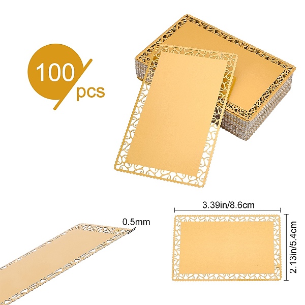 PandaHall Aluminum Blank Thermal Transfer Business Cards, with Laciness & Rectangle Plastic Box, Orange, 86x54x0.5mm, Box Size...
PandaHall Aluminum Blank Thermal Transfer Business Cards, with Laciness & Rectangle Plastic Box, Orange, 86x54x0.5mm, Box Size...