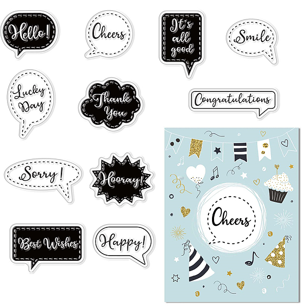PandaHall CRASPIRE Daily Language Clear Stamps Congratulations Stamp for Card Making Decoration Scrapbooking, Happy Silicone Rubber Stamp...
PandaHall CRASPIRE Daily Language Clear Stamps Congratulations Stamp for Card Making Decoration Scrapbooking, Happy Silicone Rubber Stamp...