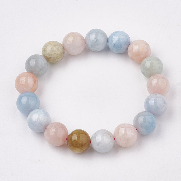 PandaHall Natural Morganite Stretch Bracelets, Round, 2-1/8 inch(5.5cm), Bead: 10mm Morganite
PandaHall Natural Morganite Stretch Bracelets, Round, 2-1/8 inch(5.5cm), Bead: 10mm Morganite