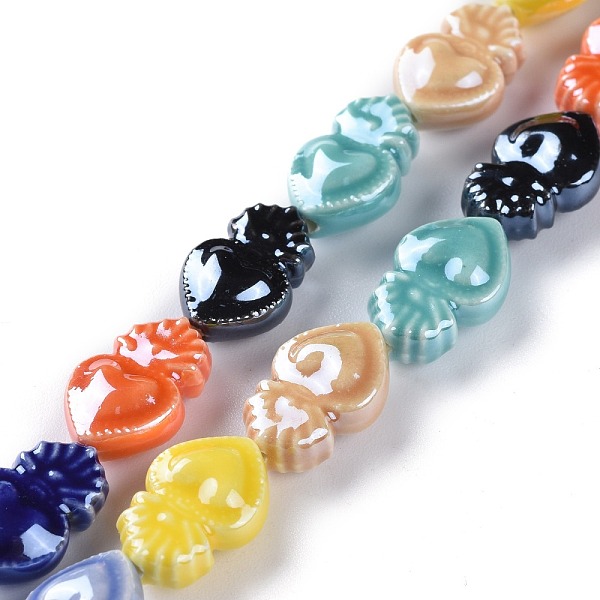 PandaHall Smooth Handmade Porcelain Beads, Octopus Shape, Colorful, 15.7x10.3x6.2mm, Hole: 1.2mm, about 24pcs/Strand, 14.57''(37cm)...
PandaHall Smooth Handmade Porcelain Beads, Octopus Shape, Colorful, 15.7x10.3x6.2mm, Hole: 1.2mm, about 24pcs/Strand, 14.57''(37cm)...