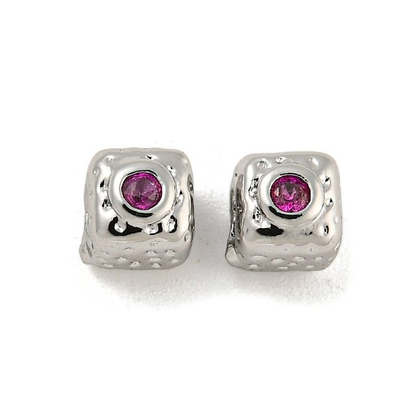 PandaHall Brass Micro Pave Cubic Zirconia Beads, Platinum, Cube, Camellia, 4x4x4.5mm, Hole: 1.4mm Brass+Cubic Zirconia Cube Pink
PandaHall Brass Micro Pave Cubic Zirconia Beads, Platinum, Cube, Camellia, 4x4x4.5mm, Hole: 1.4mm Brass+Cubic Zirconia Cube Pink