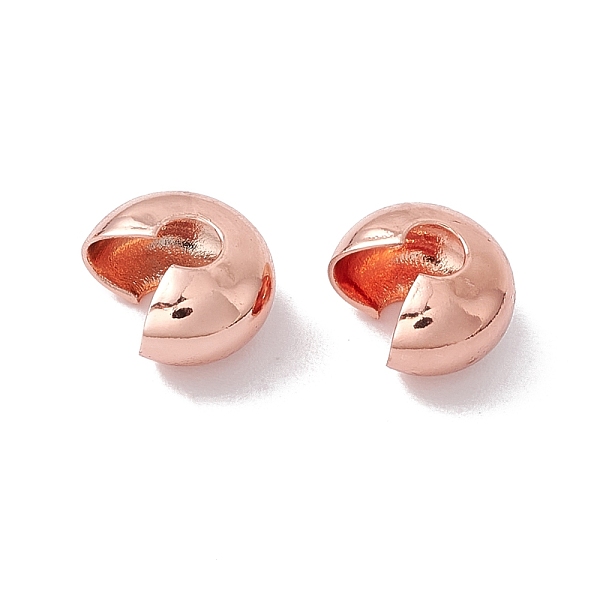 PandaHall Brass Crimp Beads Covers, Cadmium Free & Lead Free, Rose Gold, 7.5x7x5mm, Hole: 3mm Brass
PandaHall Brass Crimp Beads Covers, Cadmium Free & Lead Free, Rose Gold, 7.5x7x5mm, Hole: 3mm Brass