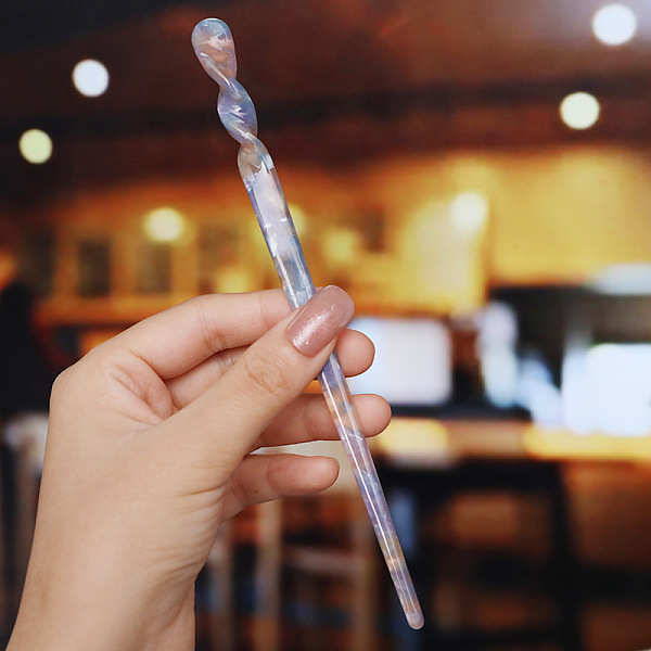PandaHall Cellulose Acetate(Resin) Hair Sticks, Vintage Decorative Hair Accessories, Twist Shapes, Cornflower Blue, 175mm Cellulose Acetate
PandaHall Cellulose Acetate(Resin) Hair Sticks, Vintage Decorative Hair Accessories, Twist Shapes, Cornflower Blue, 175mm Cellulose Acetate