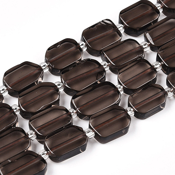 PandaHall Natural Ice Obsidian Beads Strands, with Seed Beads, Rectangle, 11~13.5x8~9x4~5.5mm, Hole: 0.9mm, seed beads: 3x3x2, about...
PandaHall Natural Ice Obsidian Beads Strands, with Seed Beads, Rectangle, 11~13.5x8~9x4~5.5mm, Hole: 0.9mm, seed beads: 3x3x2, about...