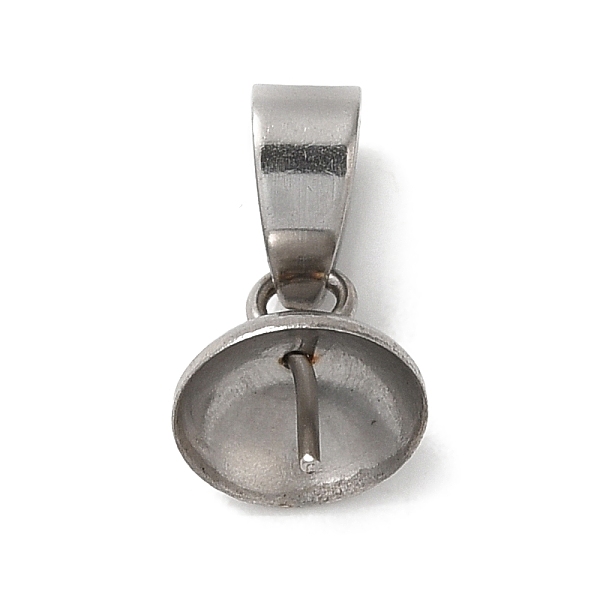 PandaHall 304 Stainless Steel Cup Pearl Peg Bails Pin Pendants, For Half Drilled Beads, Stainless Steel Color, 13mm, Pendant: 8x8mm, Hole...
PandaHall 304 Stainless Steel Cup Pearl Peg Bails Pin Pendants, For Half Drilled Beads, Stainless Steel Color, 13mm, Pendant: 8x8mm, Hole...
