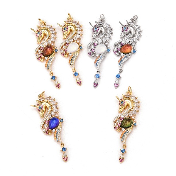 PandaHall Brass Micro Pave Colorful Cubic Zirconia Pendants, with Real 18K Gold Plated Brass Loops & Glass, Cadmium Free & Nickel Free &..., Multicolor
PandaHall Brass Micro Pave Colorful Cubic Zirconia Pendants, with Real 18K Gold Plated Brass Loops & Glass, Cadmium Free & Nickel Free &..., Multicolor