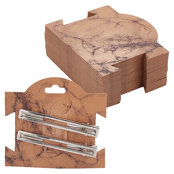 PandaHall Rectangle Paper Hair Clip Display Cards, Hair Accessories Supplies, Camel, Marble Pattern, 9.1x10x0.03cm, Hole: 8.5x19.5mm Paper..., Brown
PandaHall Rectangle Paper Hair Clip Display Cards, Hair Accessories Supplies, Camel, Marble Pattern, 9.1x10x0.03cm, Hole: 8.5x19.5mm Paper..., Brown