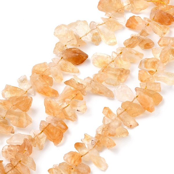PandaHall Rough Raw Natural Citrine Beads Strands, Nuggets, 5~14.5x13~24x3.5~8.5mm, Hole: 0.9mm, about 78pcs/strand, 15.75''(40cm) Citrine...
PandaHall Rough Raw Natural Citrine Beads Strands, Nuggets, 5~14.5x13~24x3.5~8.5mm, Hole: 0.9mm, about 78pcs/strand, 15.75''(40cm) Citrine...