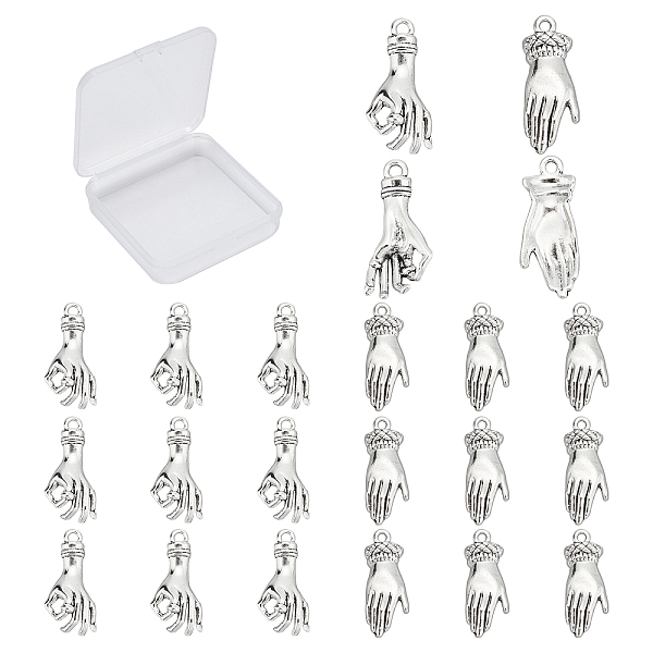 PandaHall SUNNYCLUE 1 Box 40Pcs 2 Styles Antique Silver Hand Pendant Mini Alloy OK Gesture Vintage Charms Bulk Tibetan Style Fingers Lucky...
PandaHall SUNNYCLUE 1 Box 40Pcs 2 Styles Antique Silver Hand Pendant Mini Alloy OK Gesture Vintage Charms Bulk Tibetan Style Fingers Lucky...
