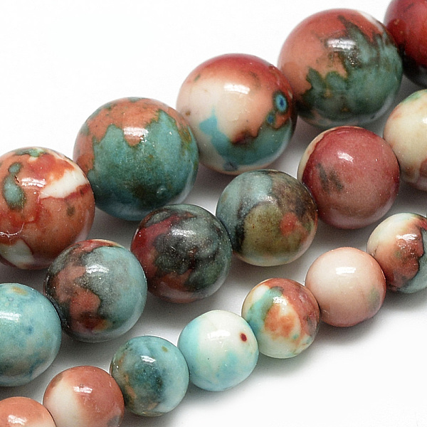 PandaHall Synthetic Ocean White Jade Beads Strands, Dyed, Round, Brown, 6~7mm, Hole: 1mm, about 65pcs/strand, 16.3 inch Ocean White Jade...
PandaHall Synthetic Ocean White Jade Beads Strands, Dyed, Round, Brown, 6~7mm, Hole: 1mm, about 65pcs/strand, 16.3 inch Ocean White Jade...