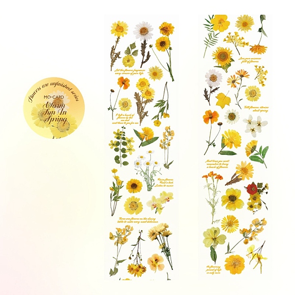 PandaHall Flower Waterproof PVC Self-Adhesive Decorative Tapes Roll, for DIY Scrapbooking, Gold, 40x50x2mm Plastic Flower Gold
PandaHall Flower Waterproof PVC Self-Adhesive Decorative Tapes Roll, for DIY Scrapbooking, Gold, 40x50x2mm Plastic Flower Gold