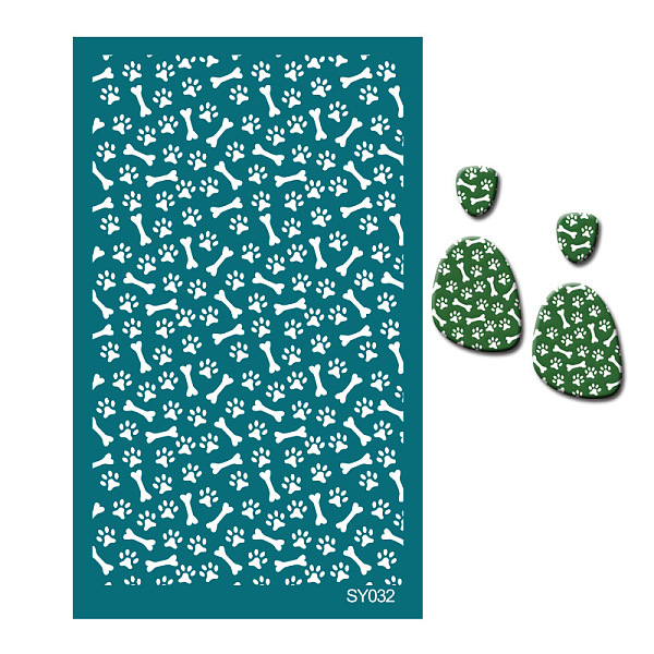 PandaHall Reusable Polyester Screen Printing Stencil, for Painting on Wood, DIY Decoration T-Shirt Fabric, Dog Bone Pattern, 15x9cm...
PandaHall Reusable Polyester Screen Printing Stencil, for Painting on Wood, DIY Decoration T-Shirt Fabric, Dog Bone Pattern, 15x9cm...