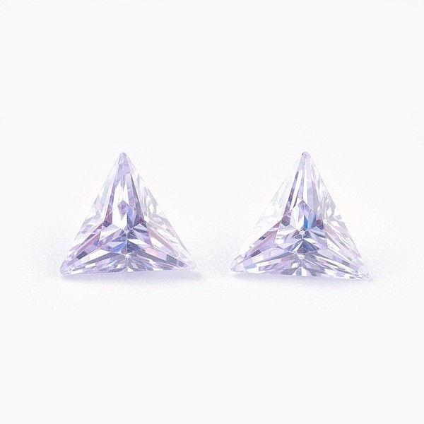 PandaHall Cubic Zirconia Pointed Back Cabochons, Triangle, Faceted, Lavender, 5x6x3mm Cubic Zirconia Triangle Purple
PandaHall Cubic Zirconia Pointed Back Cabochons, Triangle, Faceted, Lavender, 5x6x3mm Cubic Zirconia Triangle Purple