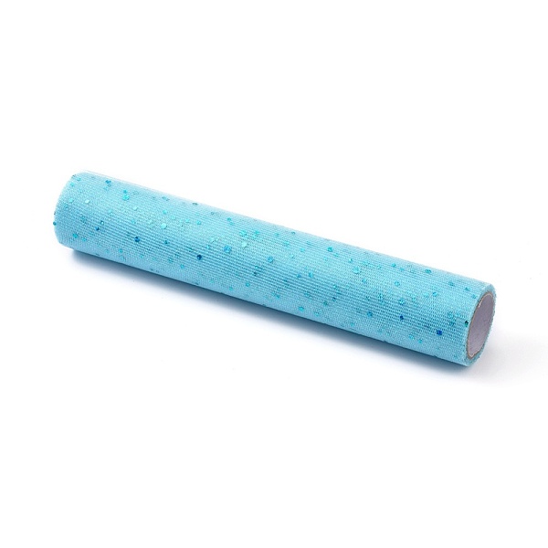 PandaHall Glitter Sequin Deco Mesh Ribbons, Tulle Fabric, Tulle Roll Spool Fabric For Skirt Making, Light Sky Blue, 11 inch(28cm), about...
PandaHall Glitter Sequin Deco Mesh Ribbons, Tulle Fabric, Tulle Roll Spool Fabric For Skirt Making, Light Sky Blue, 11 inch(28cm), about...