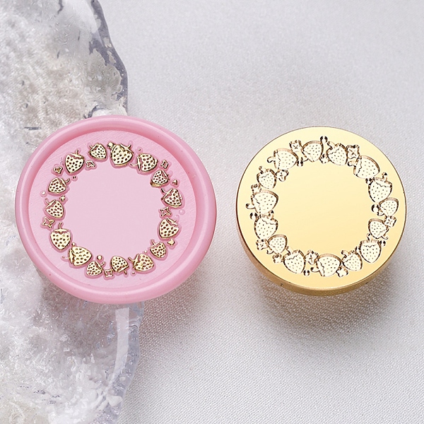 PandaHall Golden Tone Round Brass Stamp Heads, for Wax Seal Stamp, Wedding Invitations Making, Strawberry, 30x14mm, Hole: 7mm Brass...
PandaHall Golden Tone Round Brass Stamp Heads, for Wax Seal Stamp, Wedding Invitations Making, Strawberry, 30x14mm, Hole: 7mm Brass...