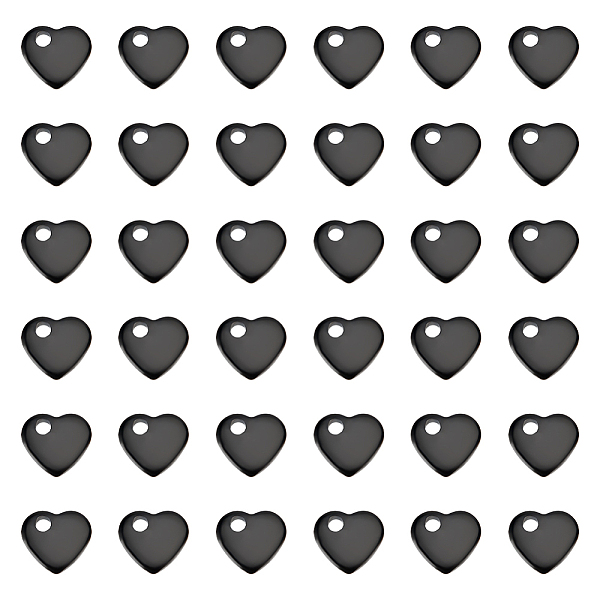PandaHall Unicraftale 40Pcs 304 Stainless Steel Charms, Stamping Blank Tag, Heart, Electrophoresis Black, 5x6x1mm, Hole: 1mm 304 Stainless...
PandaHall Unicraftale 40Pcs 304 Stainless Steel Charms, Stamping Blank Tag, Heart, Electrophoresis Black, 5x6x1mm, Hole: 1mm 304 Stainless...