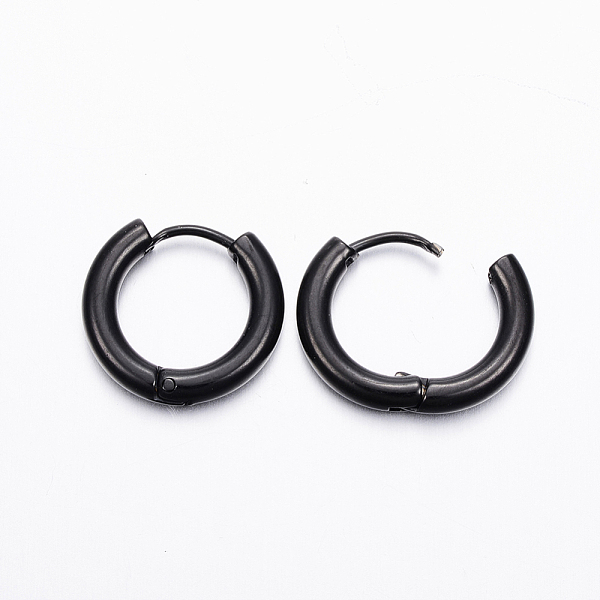 PandaHall 304 Stainless Steel Huggie Hoop Earrings, Hypoallergenic Earrings, with 316 Surgical Stainless Steel Pin, Electrophoresis Black, 9...
PandaHall 304 Stainless Steel Huggie Hoop Earrings, Hypoallergenic Earrings, with 316 Surgical Stainless Steel Pin, Electrophoresis Black, 9...