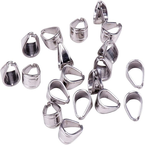 PandaHall UNICRAFTALE About 20pcs 11mm Stainless Steel Snap on Bails Ice Pick and Pinch Bails Metal Material Pushed Clasps for Jewelry...
PandaHall UNICRAFTALE About 20pcs 11mm Stainless Steel Snap on Bails Ice Pick and Pinch Bails Metal Material Pushed Clasps for Jewelry...