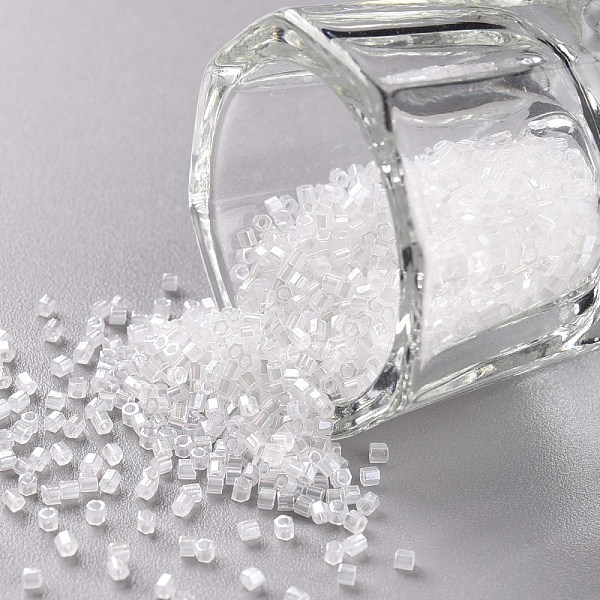 PandaHall TOHO Hexagon Beads, Japanese Seed Beads, Two Cut Glass Seed Beads, (141) Translucent Ceylon Snowflake, 15/0, 1.5x1.5x1.5mm, Hole..., White
PandaHall TOHO Hexagon Beads, Japanese Seed Beads, Two Cut Glass Seed Beads, (141) Translucent Ceylon Snowflake, 15/0, 1.5x1.5x1.5mm, Hole..., White