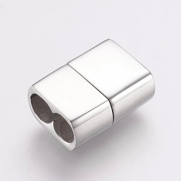 PandaHall 304 Stainless Steel Magnetic Clasps with Glue-in Ends, Rectangle, Stainless Steel Color, 19.5x15x9mm, Hole: 6x12mm 304 Stainless...
PandaHall 304 Stainless Steel Magnetic Clasps with Glue-in Ends, Rectangle, Stainless Steel Color, 19.5x15x9mm, Hole: 6x12mm 304 Stainless...