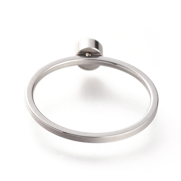 PandaHall 304 Stainless Steel Finger Rings, with Rhinestone, Flat Round, Stainless Steel Color, Light Peach, US Size 7~7 3/4(17.3~17.9mm)..., Pink
PandaHall 304 Stainless Steel Finger Rings, with Rhinestone, Flat Round, Stainless Steel Color, Light Peach, US Size 7~7 3/4(17.3~17.9mm)..., Pink