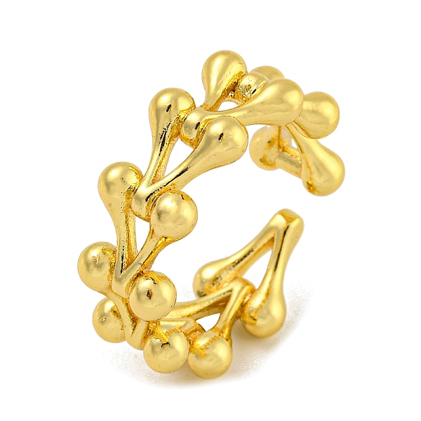 PandaHall Brass Cuff Rings for Women, Cadmium Free & Lead Free, Real 18K Gold Plated, Inner Diameter: 18mm Brass
PandaHall Brass Cuff Rings for Women, Cadmium Free & Lead Free, Real 18K Gold Plated, Inner Diameter: 18mm Brass