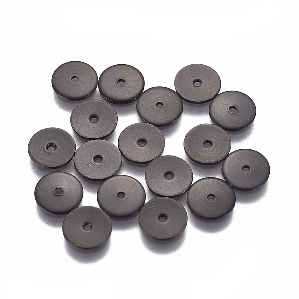 PandaHall 304 Stainless Steel Spacer Beads, Flat Round, Electrophoresis Black, 8x0.8mm, Hole: 1.2mm 304 Stainless Steel Flat Round
PandaHall 304 Stainless Steel Spacer Beads, Flat Round, Electrophoresis Black, 8x0.8mm, Hole: 1.2mm 304 Stainless Steel Flat Round
